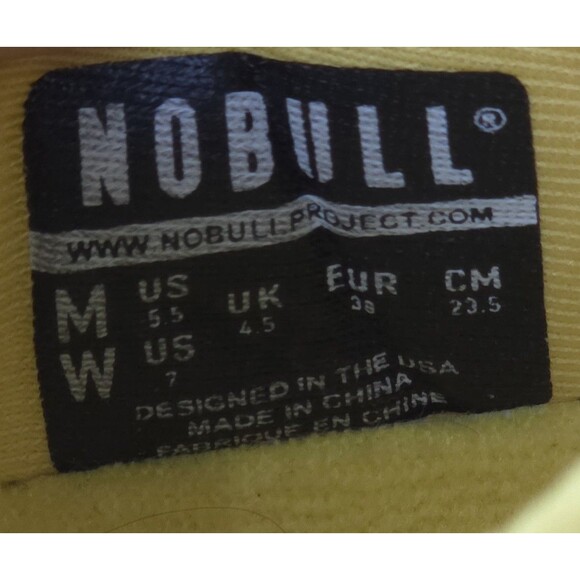 NOBULL Diamond Knit Runner Yellow Athletic Men\'s Running Shoes Size 5.5 Wmns 7 main image 5